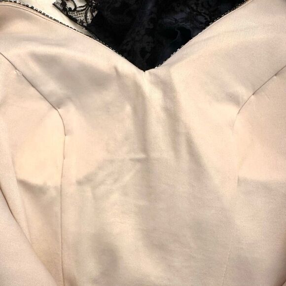 Milano Formals Sleeveless V-Neck Sequin Prom Party Mini Dress Silver Size 0 - Picture 4 of 5